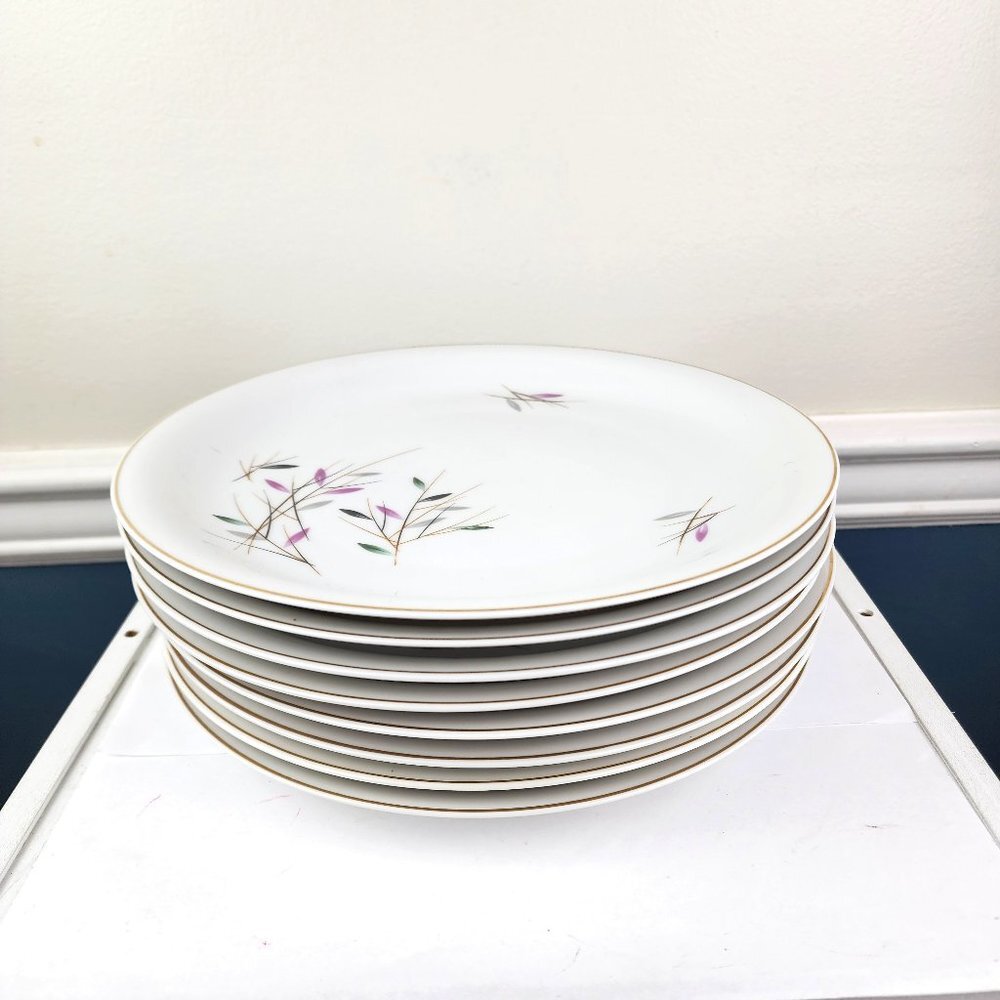 Rosenthal Geisha Lot of 8 Dinner Plates Bavaria Germany